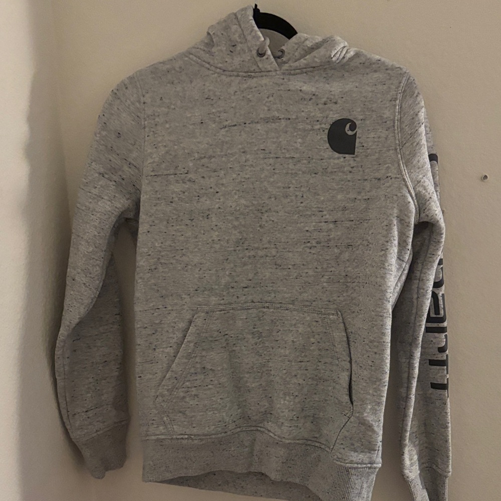 Carhartt Heather Gray Men's Hoodie - Picture 1 of 2